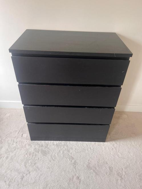 MALM Ladekast ikea, Huis en Inrichting, Kasten | Ladekasten, Gebruikt, 100 tot 150 cm, 50 tot 100 cm, 25 tot 50 cm, 3 of 4 laden