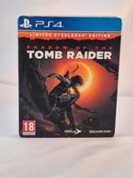 Shadow of the Tomb Raider - Limited Steelbook Edition PS4, Avontuur en Actie, Gebruikt, Vanaf 18 jaar, 1 speler
