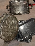 Serveerplateau | Verchroomd | dienblad totaal 15 stuks, Huis en Inrichting, Woonaccessoires | Dienbladen, Ophalen, Zo goed als nieuw