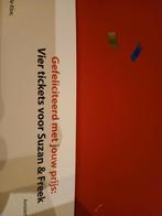 Concert Suzan en Freek (4 zitplaatsen), Tickets en Kaartjes, Drie personen of meer, Mei, Overige typen