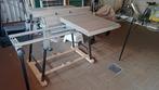 schuiftafel is te koppelen aan de tafelzaag Festool CS 70, Ophalen, Gebruikt