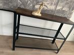 Side tabel, Ophalen of Verzenden, Zo goed als nieuw, 25 tot 50 cm, Rechthoekig