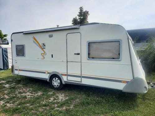Caravan Knaus 500 Sudwind, Caravans en Kamperen, Caravans, Particulier, tot en met 4, Rondzit, Knaus, Frans bed, Omvormbare zithoek