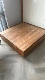 Teak Houten Salontafel, Gebruikt, Ophalen of Verzenden, Modern, Minder dan 50 cm