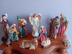 Kerststal beeldjes set, Ophalen of Verzenden, Zo goed als nieuw