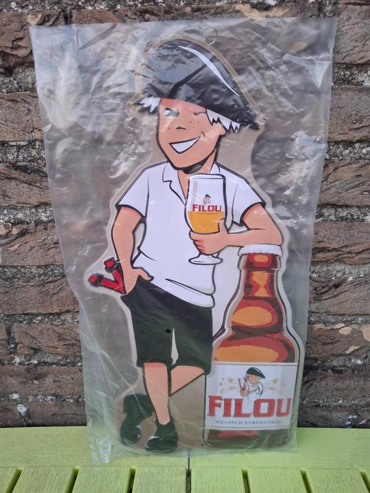 Reclamebord Filou bier, Verzamelen, Biermerken, Nieuw, Reclamebord, Plaat of Schild, Overige merken, Verzenden