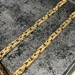 14k gouden koningsketting prachtig schakel ketting, Sieraden, Tassen en Uiterlijk, Kettingen, Ophalen of Verzenden, Zo goed als nieuw