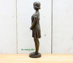 052* Bronzen vrouw Art Deco (Boven €75 geen verzendkosten), Nieuw, Overige materialen, Ophalen of Verzenden, Mensenbeeld