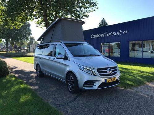 Schitterende Marco Polo MB V250 4Matic Automaat 190 pk leer, Caravans en Kamperen, Campers, Bedrijf, Bus-model, tot en met 4, Ford