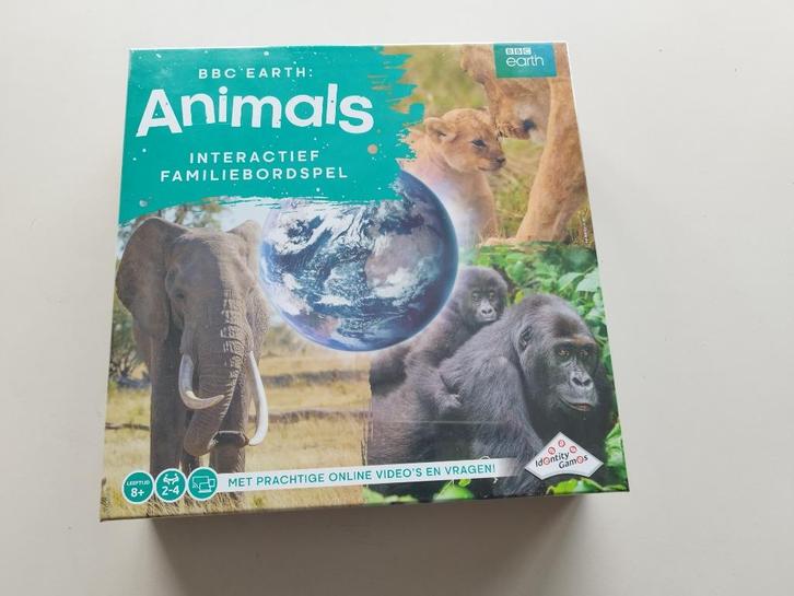 BBC Earth: Animals dierenquiz bordspel NIEUW, Hobby en Vrije tijd, Gezelschapsspellen | Bordspellen, Nieuw, Een of twee spelers
