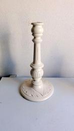 Tafellampvoet, schermerlamp voet, antiek, wit, Huis en Inrichting, Lampen | Tafellampen, Ophalen of Verzenden, Gebruikt, Minder dan 50 cm