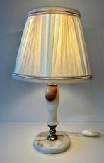 Vintage schemerlampje  onyx, Huis en Inrichting, Lampen | Tafellampen, Minder dan 50 cm, Gebruikt, Ophalen of Verzenden