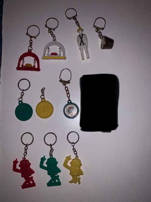 Frico, ERU, 11 vintage kaas sleutelhangers, Verzamelen, Sleutelhangers, Zo goed als nieuw, Knuffel of Figuurtje, Verzenden