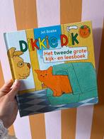Dikkie Dik - Het tweede grote kijk- en leesboek, Ophalen of Verzenden, Zo goed als nieuw, Uitklap-, Voel- of Ontdekboek, 2 tot 3 jaar