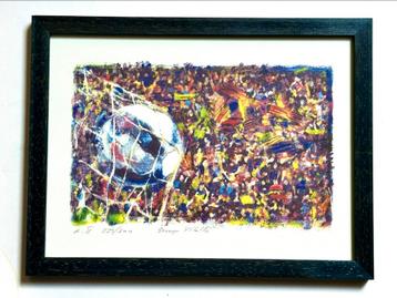 FC Barcelona litho Josep Vilalta “Gol” 239/300 oplage beschikbaar voor biedingen