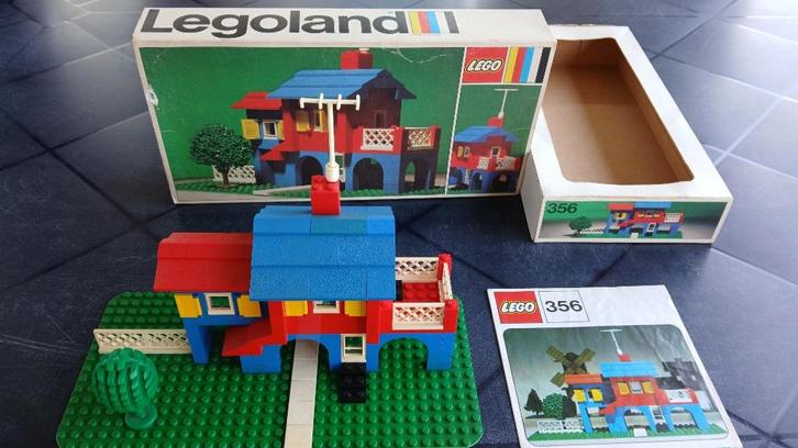 LEGO 356 Swiss Villa uit 1973, Kinderen en Baby's, Speelgoed | Duplo en Lego, Zo goed als nieuw, Lego, Complete set, Ophalen of Verzenden
