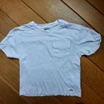 H&M t- shirt wit korte mouw met zakje maat 110/116, Kinderen en Baby's, Kinderkleding | Maat 110, Meisje, H&M, Ophalen of Verzenden