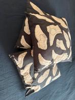 Parra rockwell kussen set, Huis en Inrichting, Ophalen, Gebruikt, Zwart, Vierkant