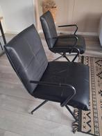 2 prachtige lederen draaistoelen van Xooon., Ophalen, Eenpersoons, Minder dan 75 cm, Leer