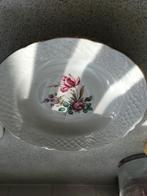 Vintage servies roos met gouden randje, Bavaria Arzberg, wit, Huis en Inrichting, Keuken | Servies, Gebruikt, Ophalen of Verzenden