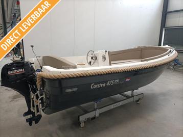Corsiva 475 New Age met 15 pk Suzuki vaarklaar met buiskap! beschikbaar voor biedingen