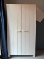 Woood Kledingkast - Wit Hout, Huis en Inrichting, Kasten | Kledingkasten, Ophalen, 100 tot 150 cm, 200 cm of meer, Met hangruimte
