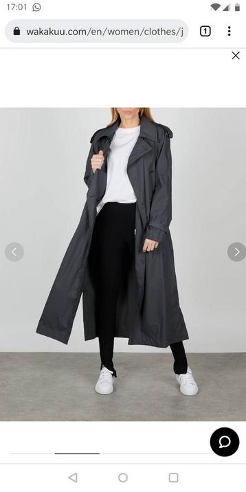 Filippa K lange trenchcoat maat 40 beschikbaar voor biedingen