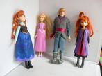 Frozen # Elsa, Anna 2x en Kristoff - 27 en 32 cm, Ophalen of Verzenden, Zo goed als nieuw, Overige typen