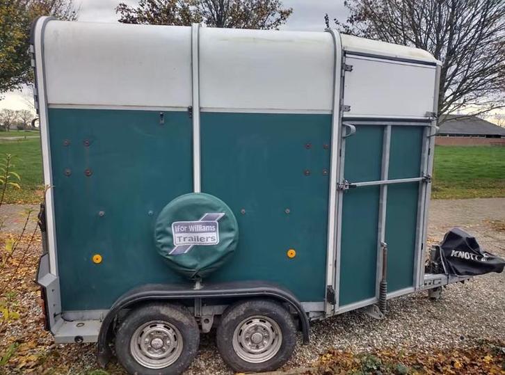 Ifor williams trailer, Dieren en Toebehoren, Paarden en Pony's | Trailers en Aanhangwagens, Zo goed als nieuw, 2-paards trailer