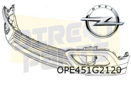 Opel Crosslander X voorbumper onderdeel   (bij UD5 parkeerhu, Auto-onderdelen, Carrosserie en Plaatwerk, Bumper, Opel, Voor, Nieuw