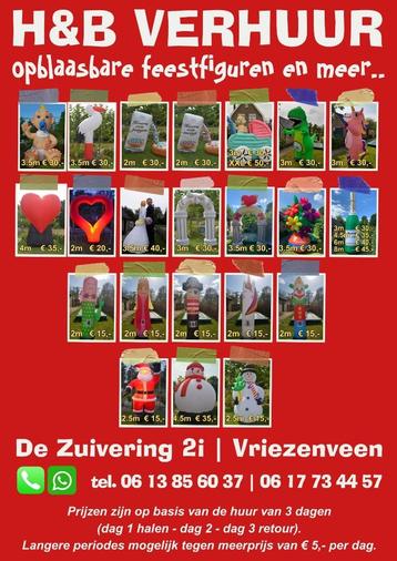 vele opblaasbare feestartikelen en meer huwelijk geboorte .. beschikbaar voor biedingen