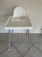 ikea kinderstoel met tafelblad wit kunsttsof met klik poten, Ophalen of Verzenden, Gebruikt, Overige typen, Afneembaar eetblad