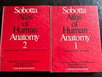 Sobotta Atlas of Human Anatomy 1 & 2 beschikbaar voor biedingen