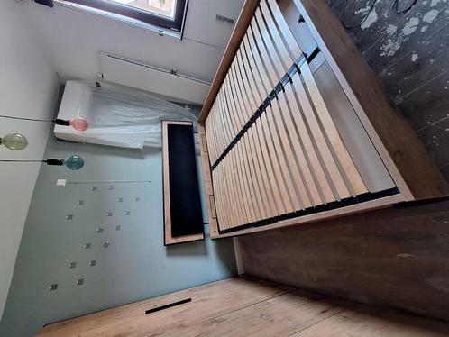 2 persoons bed Lofty met opslag 180cm*200 cm, Huis en Inrichting, Slaapkamer | Bedden, Zo goed als nieuw, Tweepersoons, 180 cm