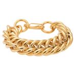 ixxxi ARMBAND LAS VEGAS Goud maat 19, Staal, Nieuw, Ophalen of Verzenden, Info@margaretdesigns.nl