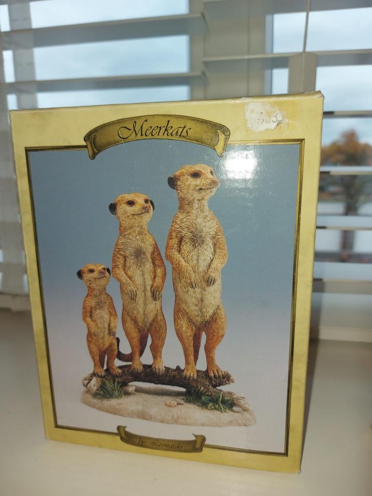 The Leonardo Collection - Zeer mooi meerkat beeld, Ophalen of Verzenden, Zo goed als nieuw, Dier
