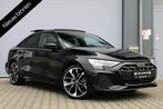 Audi A3 Limousine 35 TFSI Limousine | HEAD-UP | RS ZETELS |, Auto's, 4 cilinders, 150 pk, Zwart, Leder