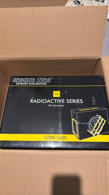 Ground zero GZRB 16SPL Subwoofer powerhandling 700 watts SPL beschikbaar voor biedingen