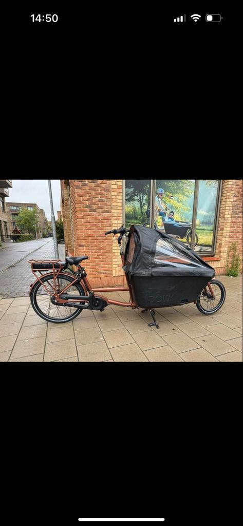 Bakfiets - Dolly - Met Huif, Fietsen en Brommers, Fietsen | Bakfietsen, Gebruikt, Overige merken, 2 kinderen, Huif, Ophalen of Verzenden