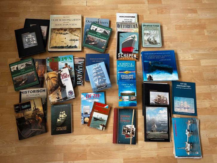 Scheepvaart Boeken Collectie - Maritieme Geschiedenis, Verzamelen, Scheepvaart, Boek of Tijdschrift, Ophalen of Verzenden