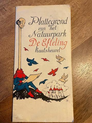 Iconische Efteling Plattegrond 1963 - Anton Pieck beschikbaar voor biedingen