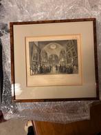 Prent: Court of Common Council, Guildhall, Antiek en Kunst, Kunst | Etsen en Gravures, Ophalen