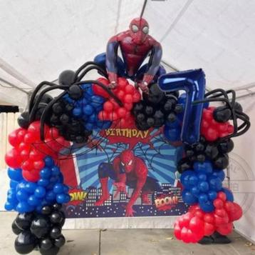Grote MARVEL Spiderman Ballonnen, VERJAARDAG, THEMAFEEST!