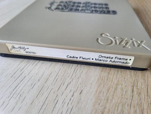 Sizzix Bigz Die Tim Holtz Alterations Ornate Frame #658720, Hobby en Vrije tijd, Scrapbooking, Zo goed als nieuw, Frame of Mal