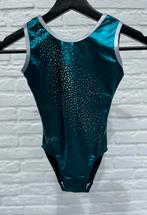 Turnpakje Agiva turquoise 122/128 Netjes!, Kindermaat 122 t/m 140, Ophalen of Verzenden, Zo goed als nieuw, Turnpak(je)