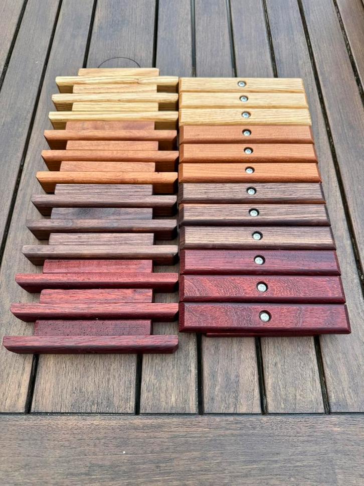 Exclusieve Houten handvatten voor de Weber WGA of andere typ, Tuin en Terras, Houtskoolbarbecues, Nieuw, Ophalen of Verzenden