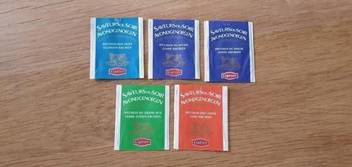 (05) Theezakje / Theezakjes / Thee zakjes - Lipton 5st, Hobby en Vrije tijd, Theezakjes, Theezakje(s), Ophalen of Verzenden