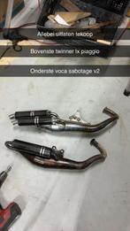 Piaggio 2takt uitlaten, Ophalen, Zo goed als nieuw, Uitlaat, Piaggio