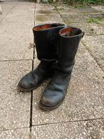 Te koop zwarte leren tank laarzen maat 43, Ophalen, Zwart, Boots, Gedragen