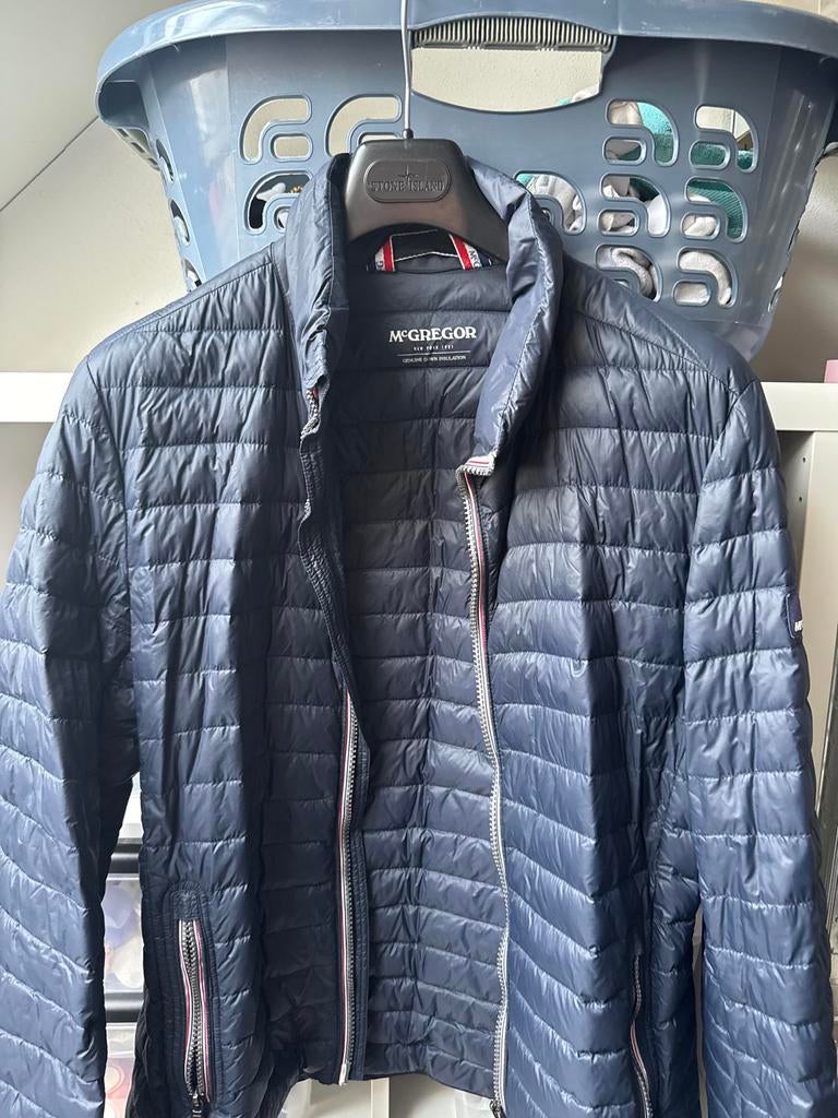 McGregor blauwe jas - Maat 52, Ophalen, Zo goed als nieuw, Maat 48/50 (M), Blauw